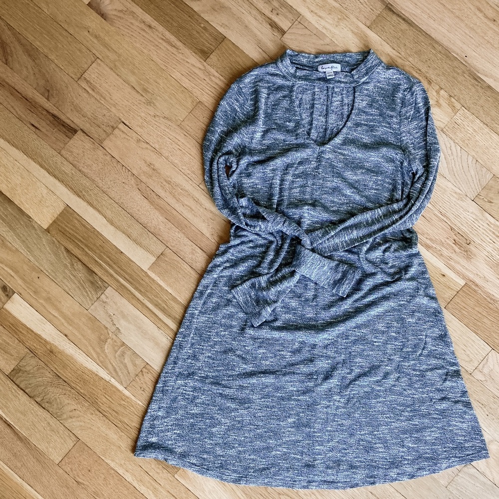 Love, Fire long sleeve swing dress